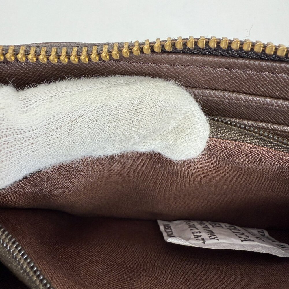 Fossil Envelope Wristlet Brown With Dots - image 2